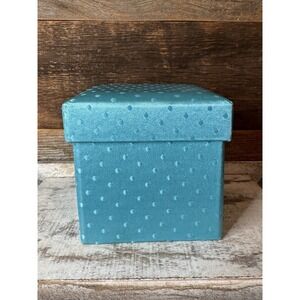 Aqua / Teal‎ Polka Dot Tie Set · Pocket Square + Cufflinks + Gift Box